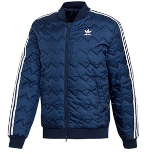 Adidas Originals Mens SST Quilted Bomber Jacket